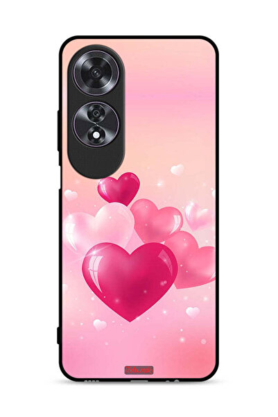 Tolwak غطاء حماية لهاتف Oppo A60 برسومات قلوب جميلة