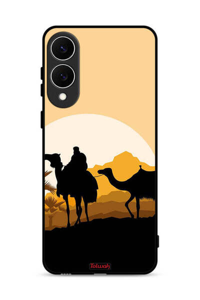 Tolwak غطاء حماية لهاتف سامسونج جالاكسي S25 إيدج برسومات جمال في الصحراء