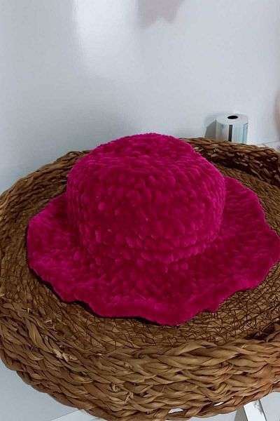 Buckets Bucket Hat Velvet String Hat