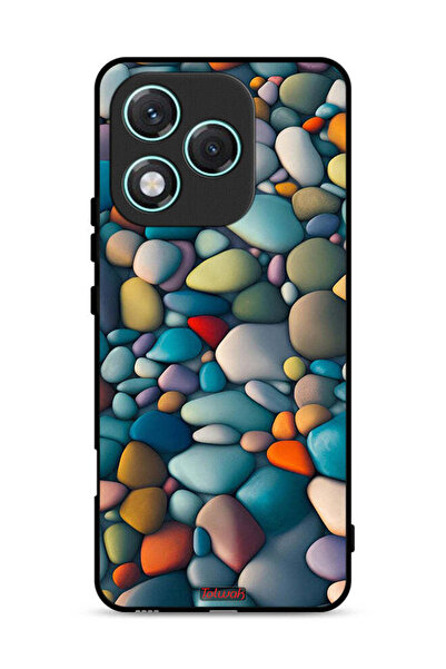 Tolwak غطاء حماية لهاتف Honor 400 Lite بنقشة أحجار تجريدية