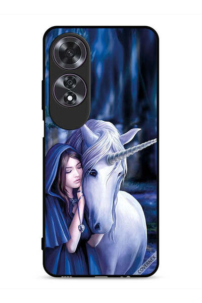 Covernex غطاء حماية Oppo A60 بتصميم فتاة وحيد القرن المحببة