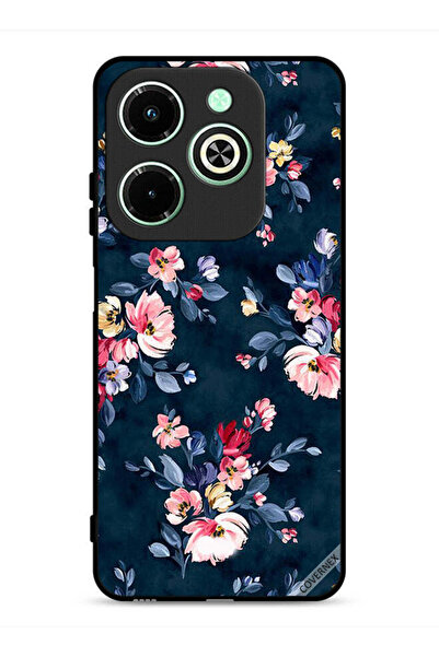 Covernex غطاء حماية لهاتف Infinix Hot 40i 4G مزين برسومات زهور مرسومة يدويًا