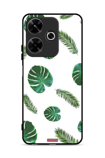 Tolwak غطاء حماية لهاتف شاومي ريدمي 13 4G بنقشة ريش فنية