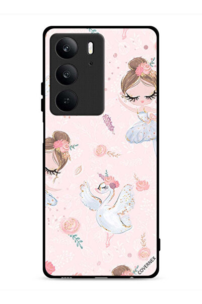 Covernex غطاء حماية لهاتف Realme C75 4G بطبعة فتاة وزهور