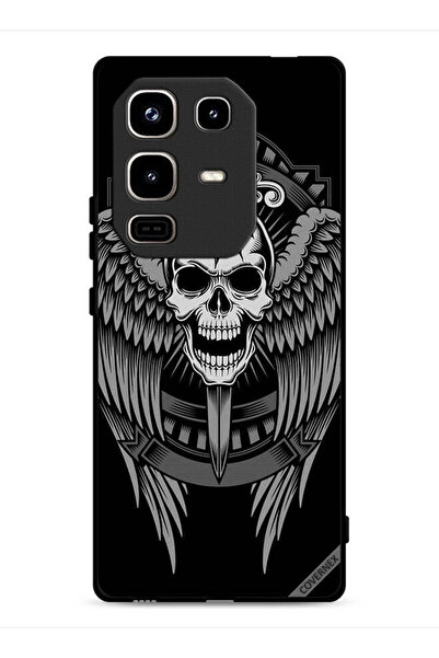 Covernex غطاء حماية لهاتف Infinix Note 50 Pro 4G بتصميم جمجمة وأجنحة نسر