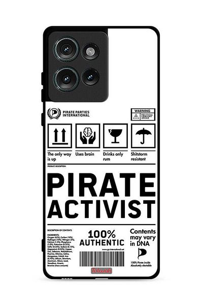 Tolwak Motorola Edge 50 Protective Case Cover Private Activist Sticker