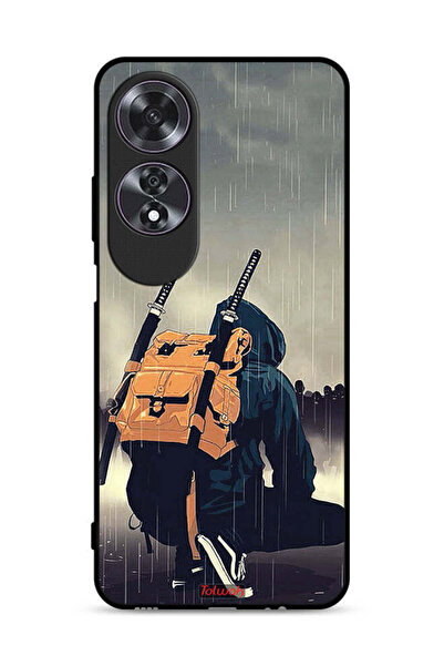 Tolwak غطاء حماية Oppo A60 بتصميم سيف ساموراي رقمي