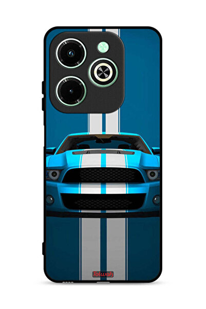 Tolwak غطاء حماية لهاتف Infinix Hot 40i 4G بتصميم سيارة فنية تجريدية