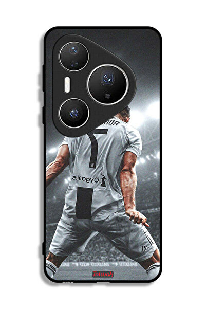 Tolwak غطاء حماية لهاتف هواوي بيورا 80 برو بطبعة احتفال كريستيانو رونالدو