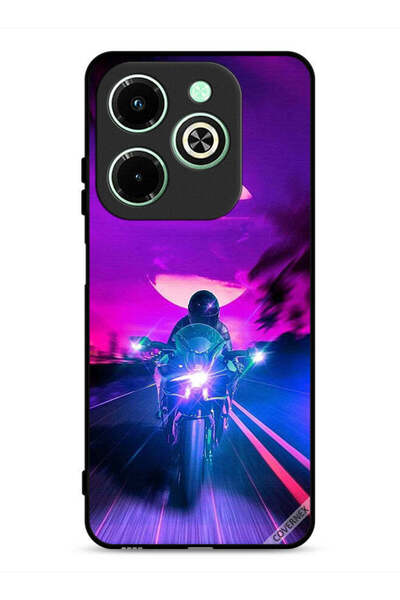Covernex غطاء حماية لهاتف Infinix Hot 40i 4G، خلفية رجل على دراجة