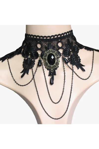 Choice YF5007-2 طقم مكون من 4 قطع على شكل دمعة من الدانتيل وسوار وخاتم بتصميم...