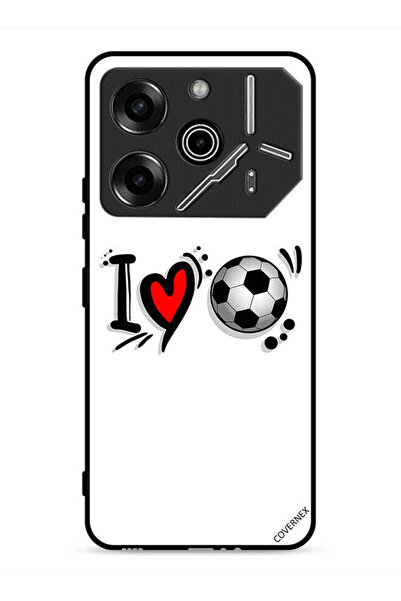 Covernex غطاء حماية لهاتف تكنو بوفا 6 برو 5G، أنا أحب كرة القدم