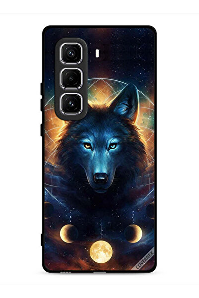 Covernex Infinix Hot 50 Pro 4G Protective Case Cover Wolf In Space