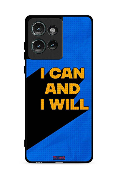 Tolwak غطاء حماية لهاتف موتورولا إيدج 50 - أستطيع وسأفعل