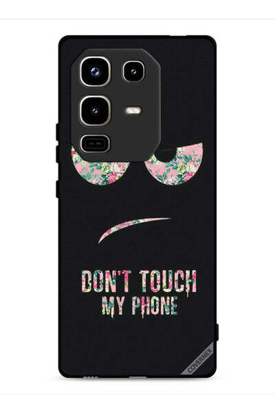 Covernex غطاء حماية لهاتف Infinix Note 50 Pro 4G مطبوع عليه عبارة "لا تلمس ها...