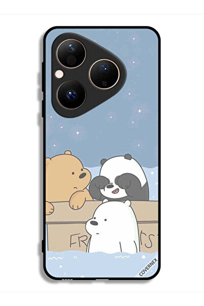 Covernex غطاء حماية هواوي بيورا 80 بتصميم أصدقاء الدب