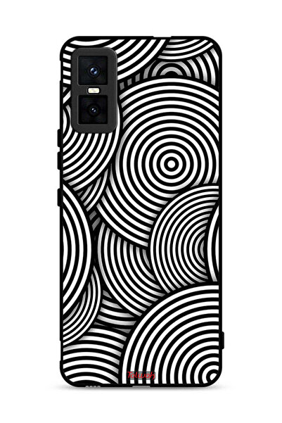 Tolwak غطاء حماية لهاتف Infinix GT 30 Pro بنمط دوائر وهمية