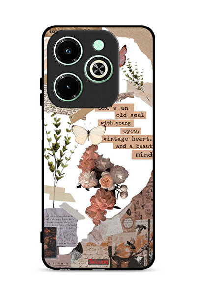 Tolwak غطاء حماية لهاتف Infinix Hot 40i 4G، "She Is An Old Soul"