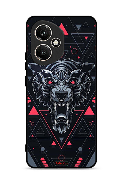 Tolwak غطاء حماية لهاتف Honor 400 بتصميم الذئب المتمرّد