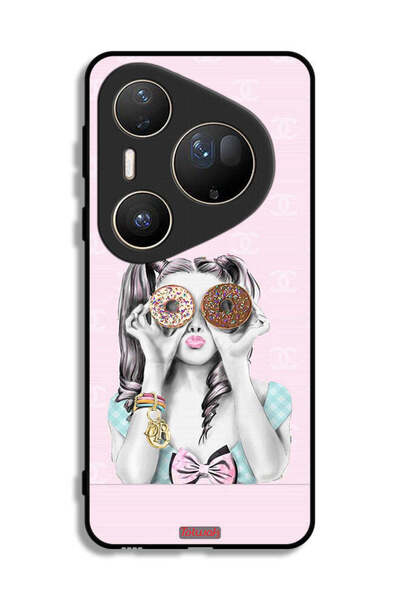 Tolwak غطاء حماية فائق لهاتف هواوي بيورا 80 يحمل قطعتين من الدونات