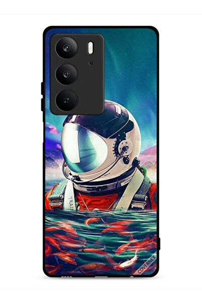 Covernex غطاء حماية لهاتف Realme C75 4G بتصميم رائد فضاء في بحر الأسماك