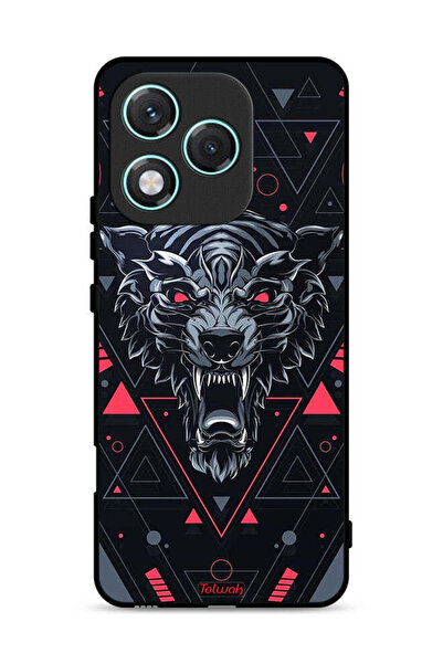 Tolwak غطاء حماية لهاتف Honor 400 Lite بتصميم الذئب المتمرّد