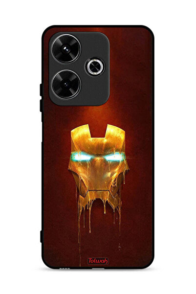 Tolwak غطاء حماية لهاتف شاومي ريدمي 13 4G بطبعة الرجل الحديدي مارفل كوميكس