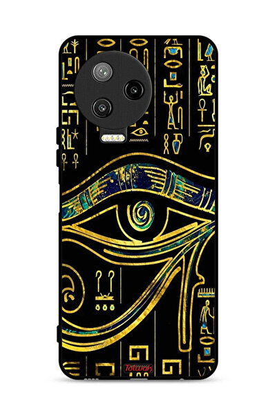 Tolwak غطاء حماية لهاتف Infinix Note 12 Pro 4G بتصميم عين فنية