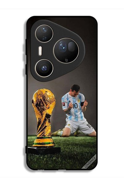 Covernex غطاء حماية فائق لهاتف هواوي بيورا 80 بتصميم ليو ميسي وكأس الفيفا