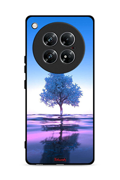 Tolwak غطاء حماية لهاتف Infinix Zero 40 بتصميم شجرة نيون وانعكاس مائي فني رقمي