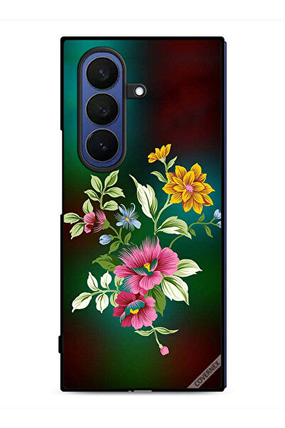 Covernex غطاء حماية لهاتف سامسونج جالاكسي زد فولد 7 - زهور عالية الدقة