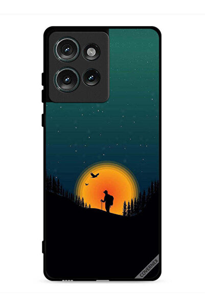 Covernex غطاء حماية لهاتف موتورولا إيدج 50 برسومات مغامرات فنية