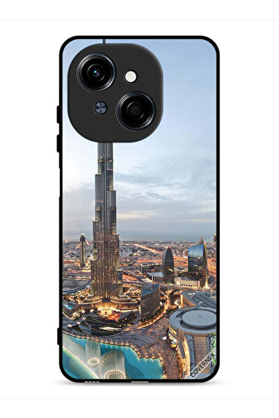 Covernex غطاء حماية لهاتف تكنو سبارك جو 1 إس 4G، منظر جميل لوسط مدينة دبي