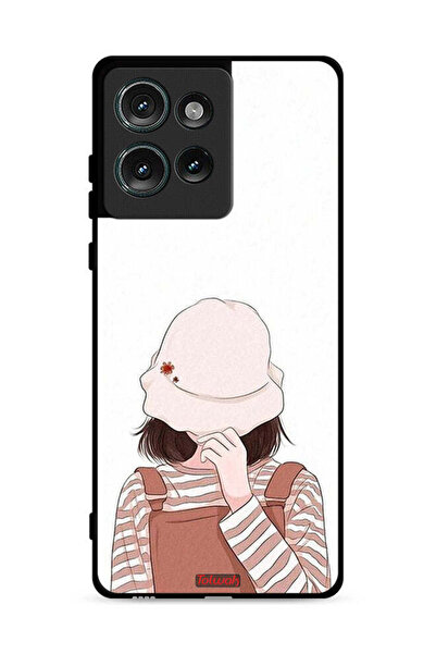 Tolwak غطاء حماية لهاتف موتورولا إيدج 50 مع غطاء للوجه من القبعة