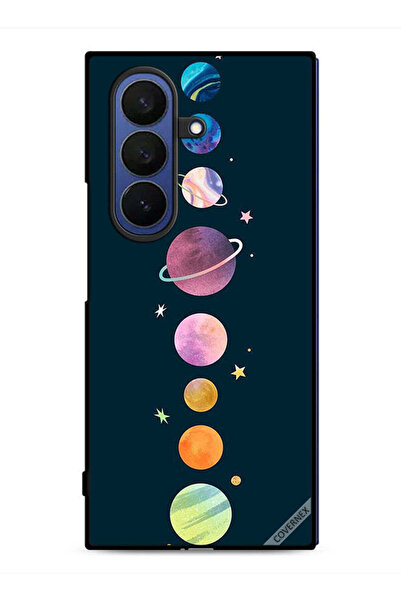 Covernex غطاء حماية لهاتف سامسونج جالاكسي زد فولد 7 بتصميم الكواكب في صف واحد