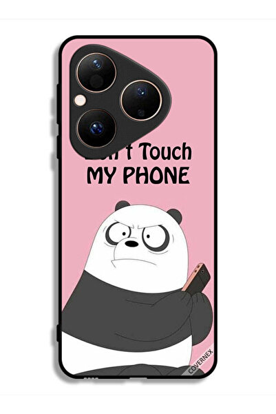 Covernex غطاء حماية لهاتف هواوي بيورا 80 - لا تلمس هاتفي باندا