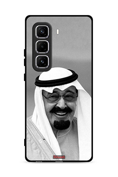 Tolwak غطاء حماية لهاتف إنفينيكس هوت 50 برو 4G، صورة الملك عبد الله مبتسمًا