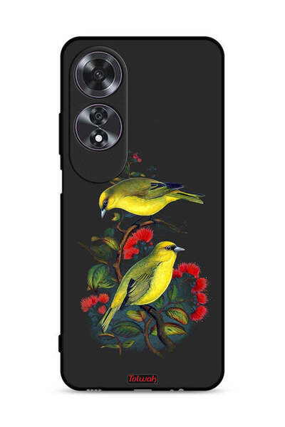 Tolwak غطاء حماية لهاتف Oppo A60 بنقشة طيور