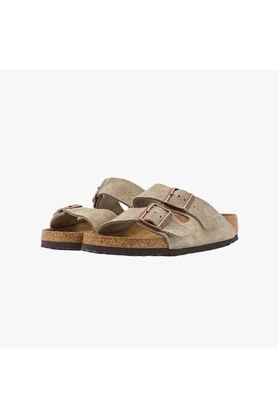 Birkenstock Arizona Soft Footbed Suede "Taupe"