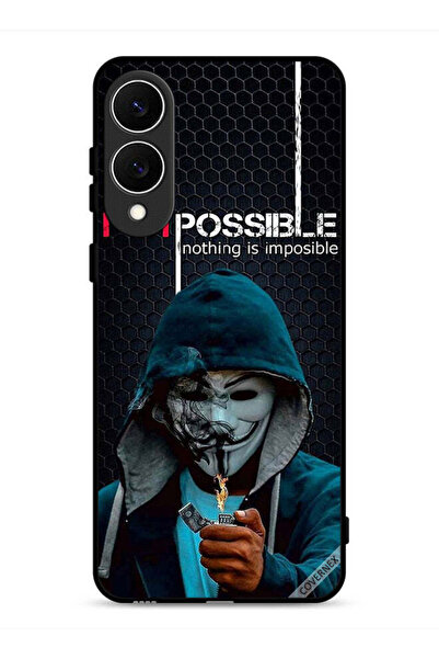 Covernex غطاء حماية لهاتف سامسونج جالكسي S25 إيدج - خلفية "أنا ممكن، لا شيء م...