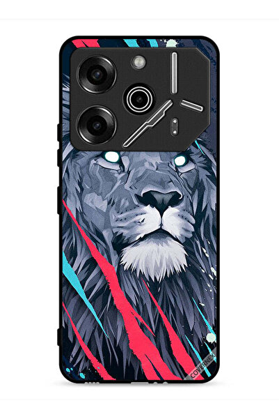 Covernex غطاء حماية لهاتف تكنو بوفا 6 برو 5G برسومات الأسد الملك