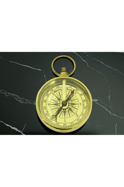 Kuzey Tacı بوصلة نحاسية عتيقة - تصميم لندن من السلسلة التذكارية Vip