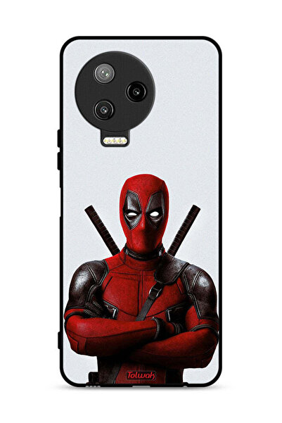 Tolwak غطاء حماية لجهاز Infinix Note 12 Pro 4G بتصميم Deadpool
