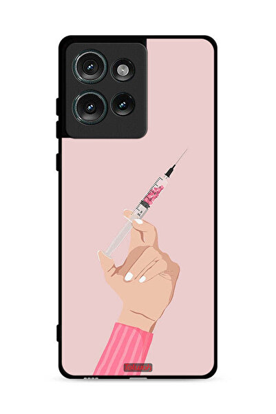 Tolwak غطاء حماية لهاتف موتورولا إيدج 50 - Love Injection