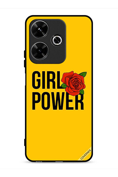 Covernex غطاء حماية لهاتف شاومي ريدمي 13 4G بطبعة فتاة القوة