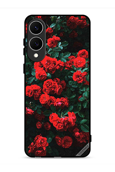 Covernex غطاء حماية لهاتف سامسونج جالاكسي إس 25 إيدج، تصميم حديقة الورود