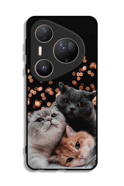 Covernex غطاء حماية فائق من هواوي بيورا 80 بتصميم قطط