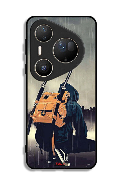 Tolwak غطاء حماية فائق من هواوي بيورا 80، رسمة سيف ساموراي الرقمية