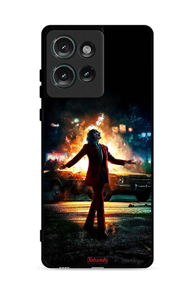 Tolwak غطاء حماية لهاتف موتورولا إيدج 50 - وضع جوكر السعيد