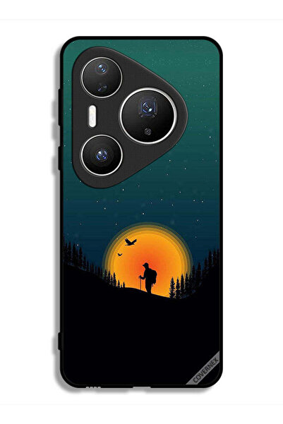 Covernex غطاء حماية لهاتف هواوي بيورا 80 برو بلس برسومات مغامرات فنية